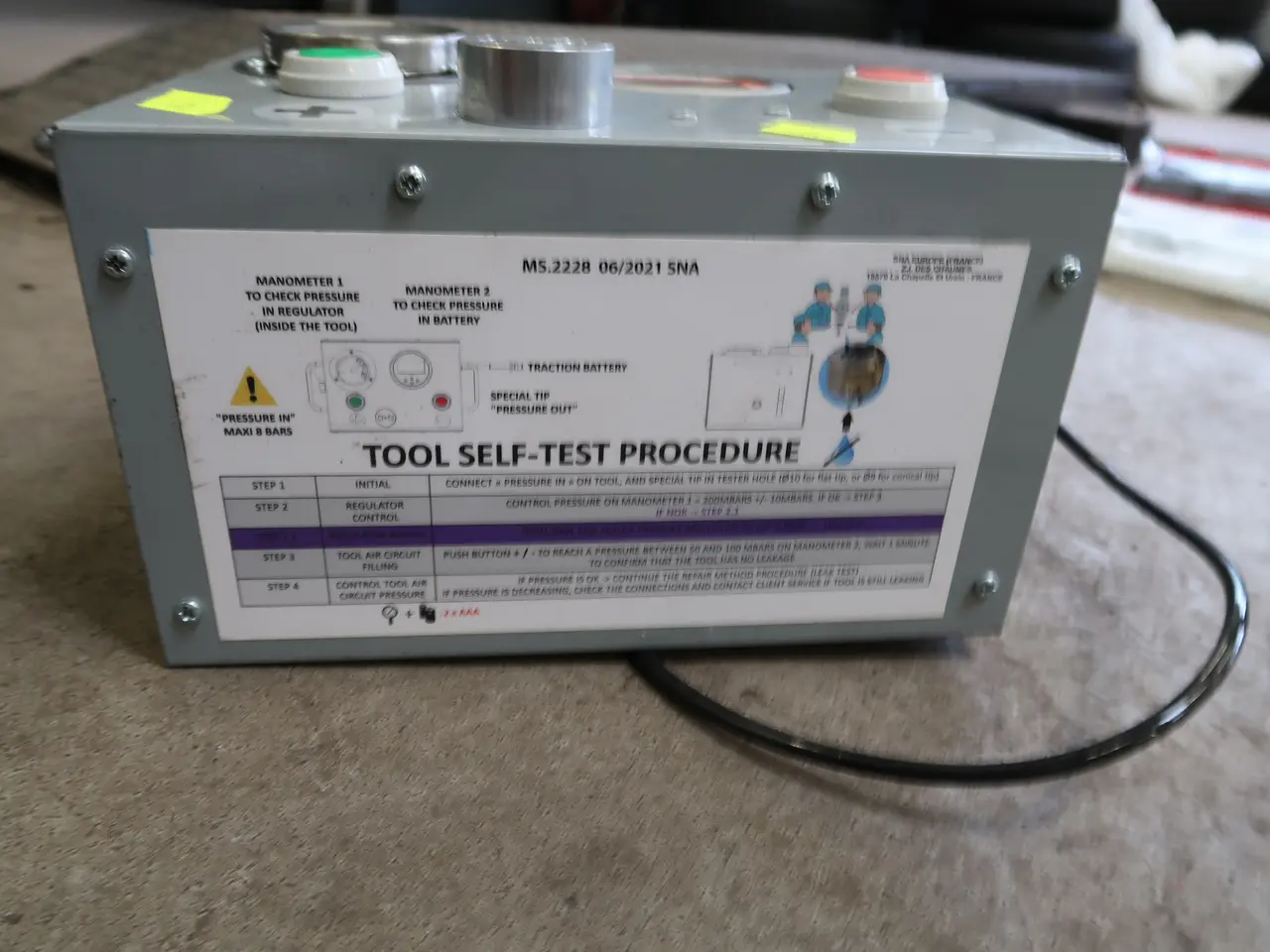 Billede 3 - Specialværktøj TOOL SELF-TEST MS.228