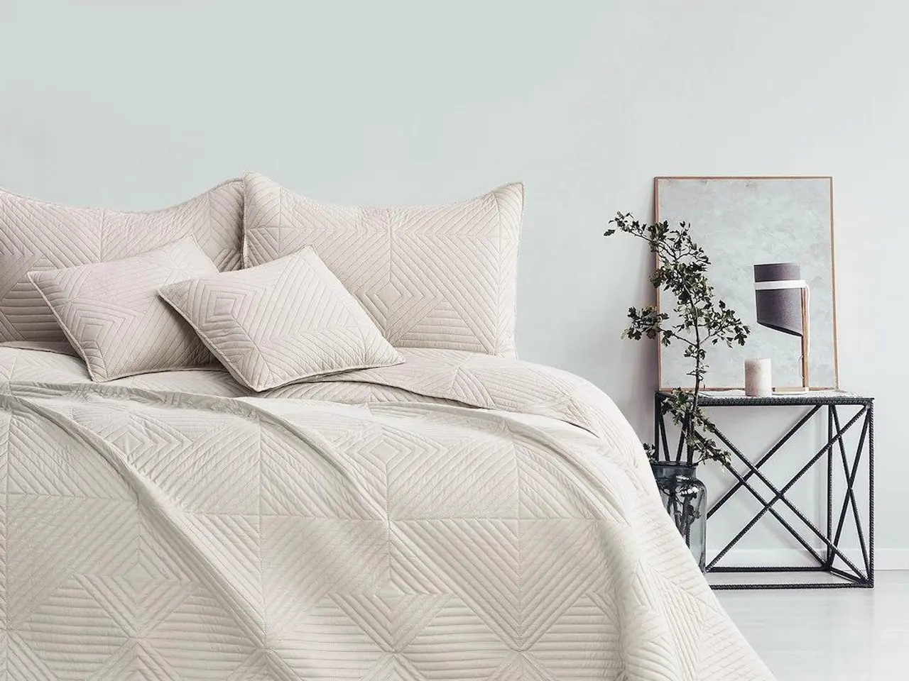 Billede 1 - Sengetæppe RESTILO creme 260 x 280 cm