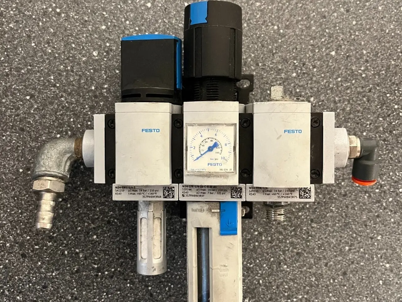 Billede 2 - FESTO MS4 Pneumatic Filter Regulator Unit Gauge