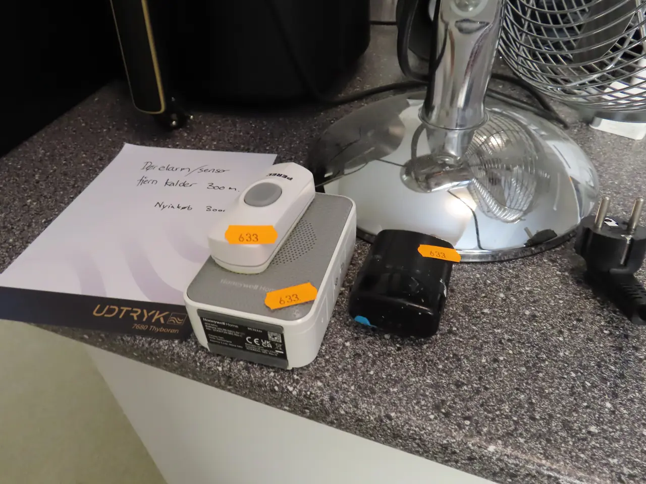 Billede 2 - Døralarm med sensor samt ringeklokke HONEYWELL Home