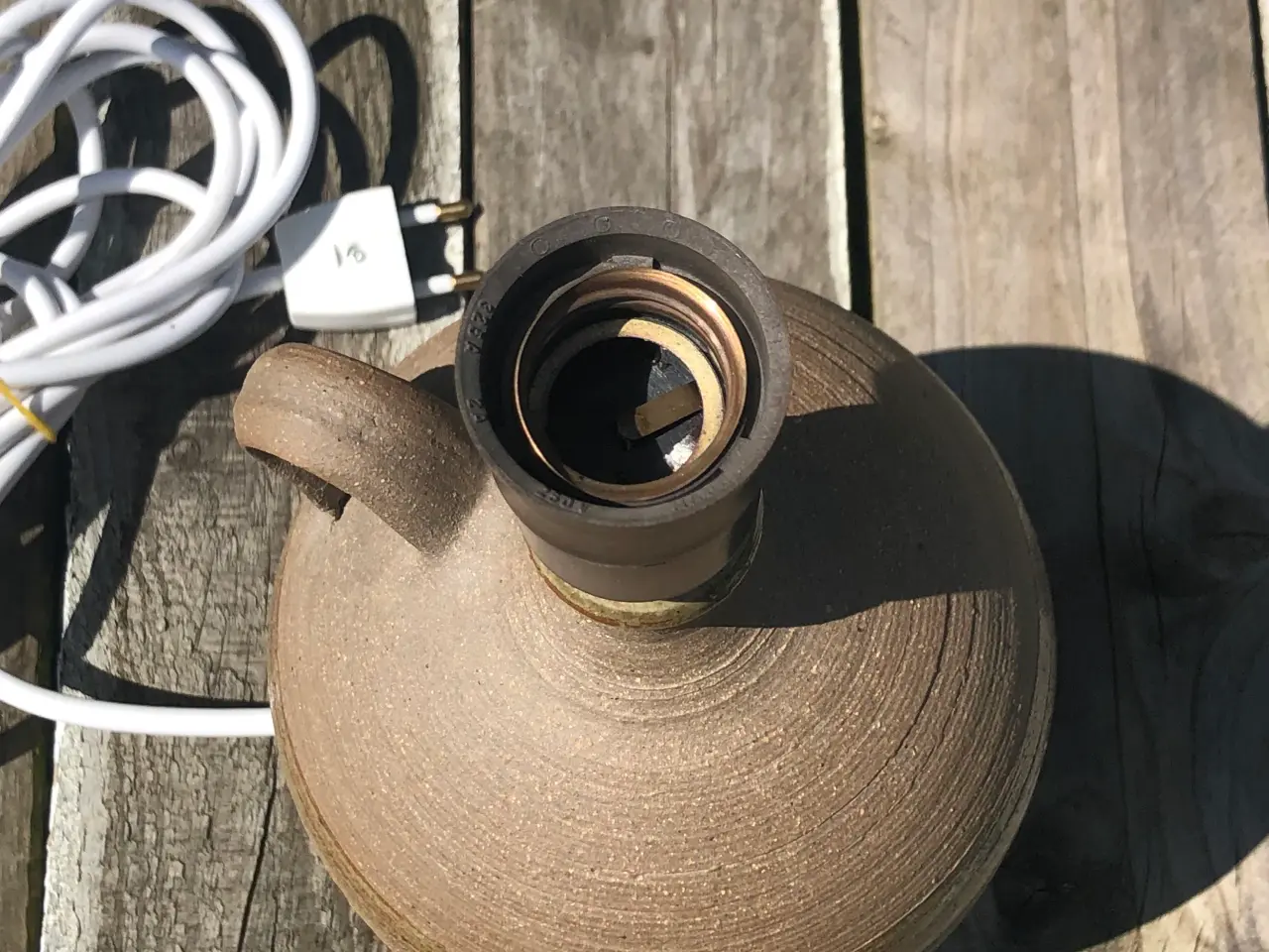 Billede 3 - Retro keramik lampefod