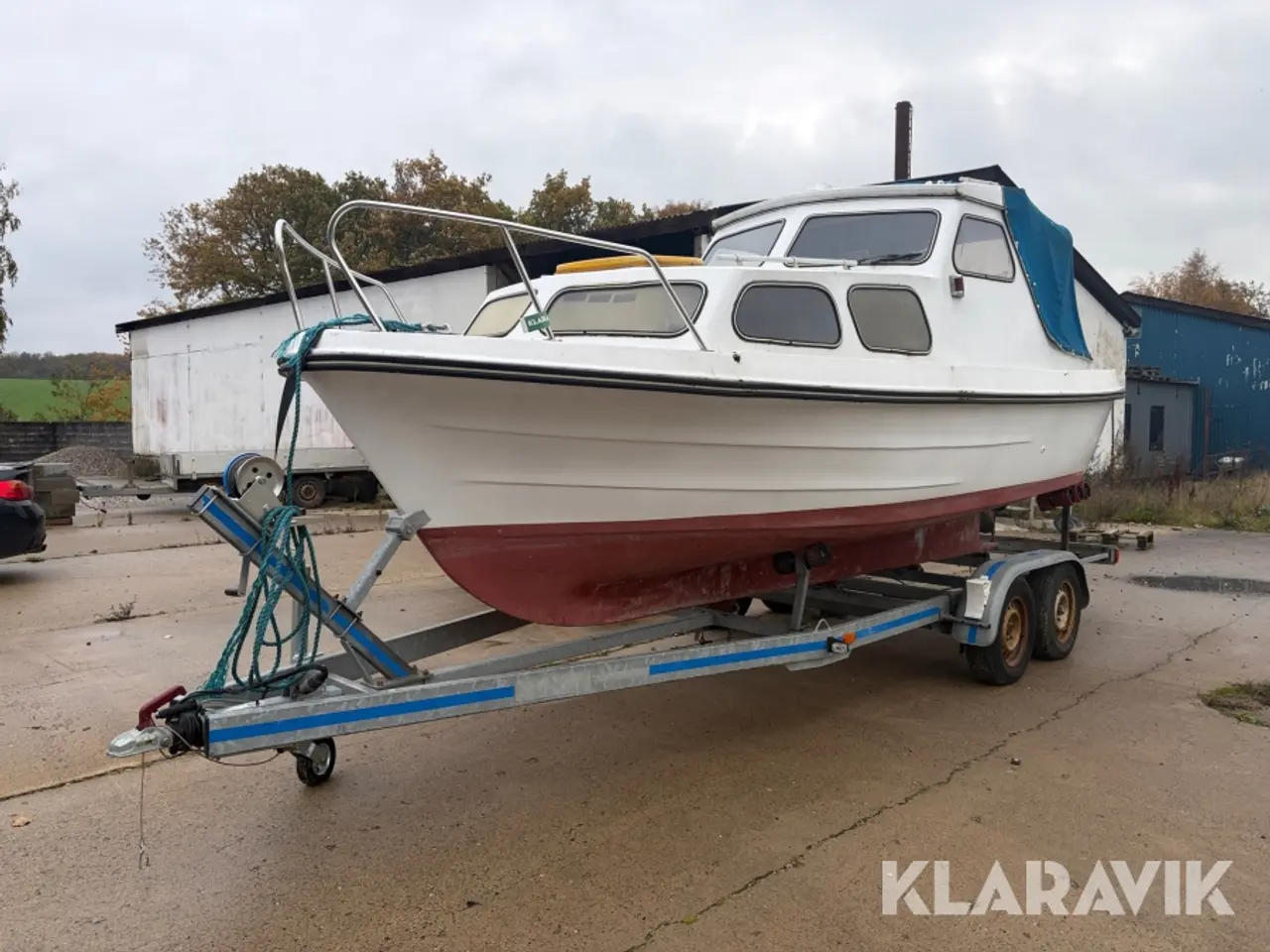 Billede 1 - Kabinebåd + trailer Myra 22 fod med 2000 tons trailer