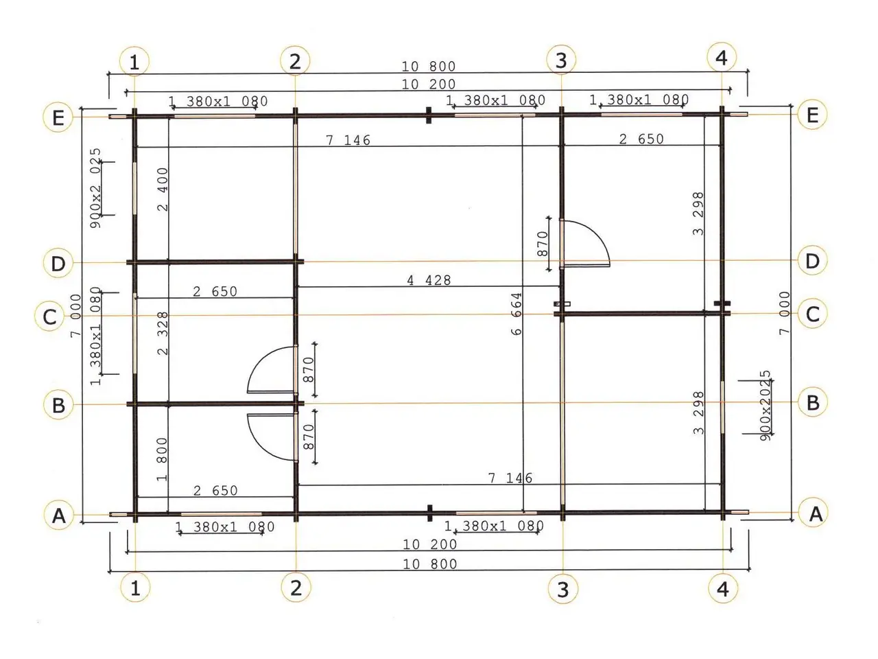 Billede 6 - Træhus Modificeret i 66 mm + ekstra planker LÆS