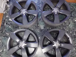 Originale Audi A6 (C7 4G) fælge, malet koksgrå