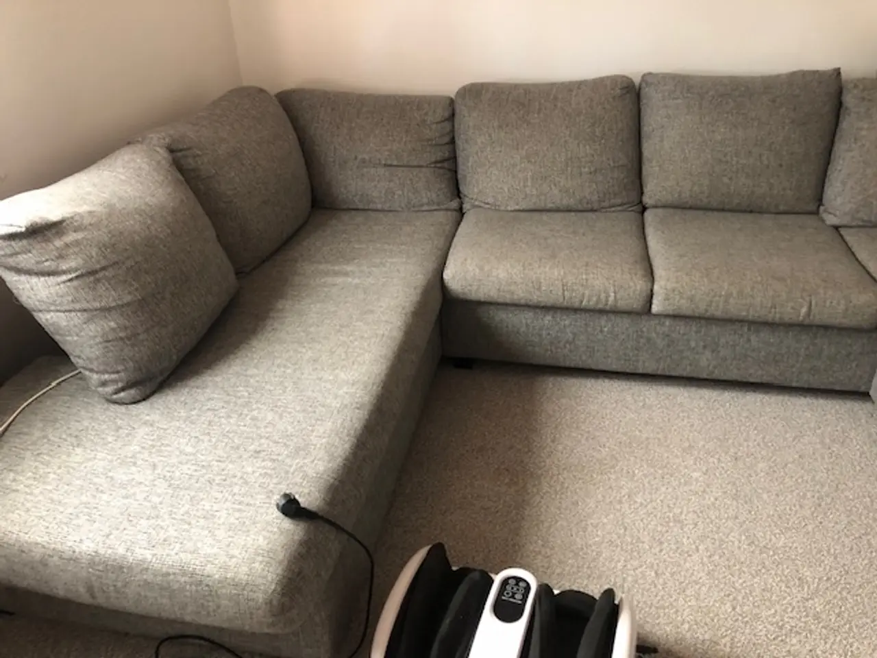 Billede 4 - Grå hjørnesofa med chaiselong