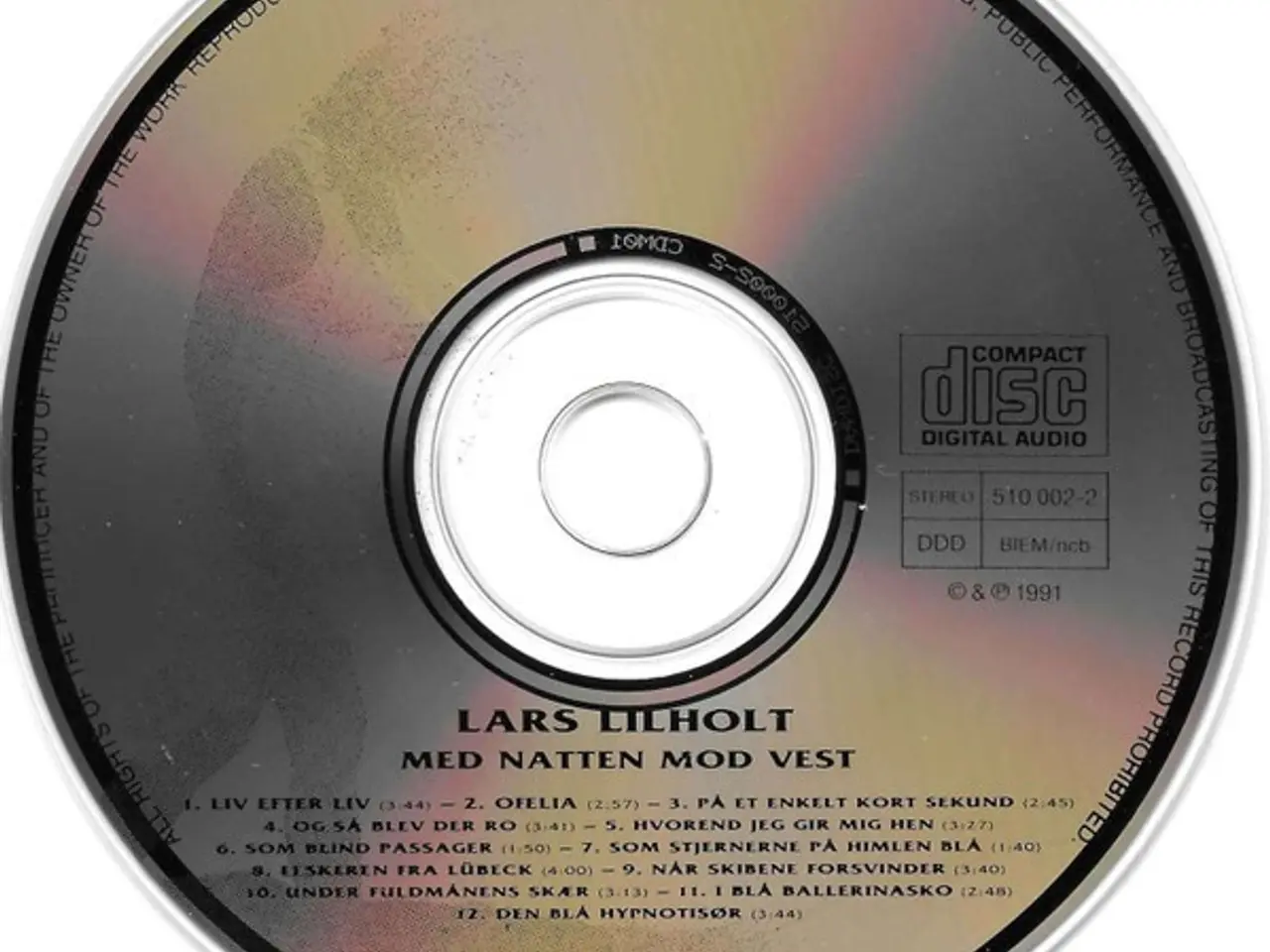 Billede 3 - Lars Lilholt – Med Natten Mod Vest – CD