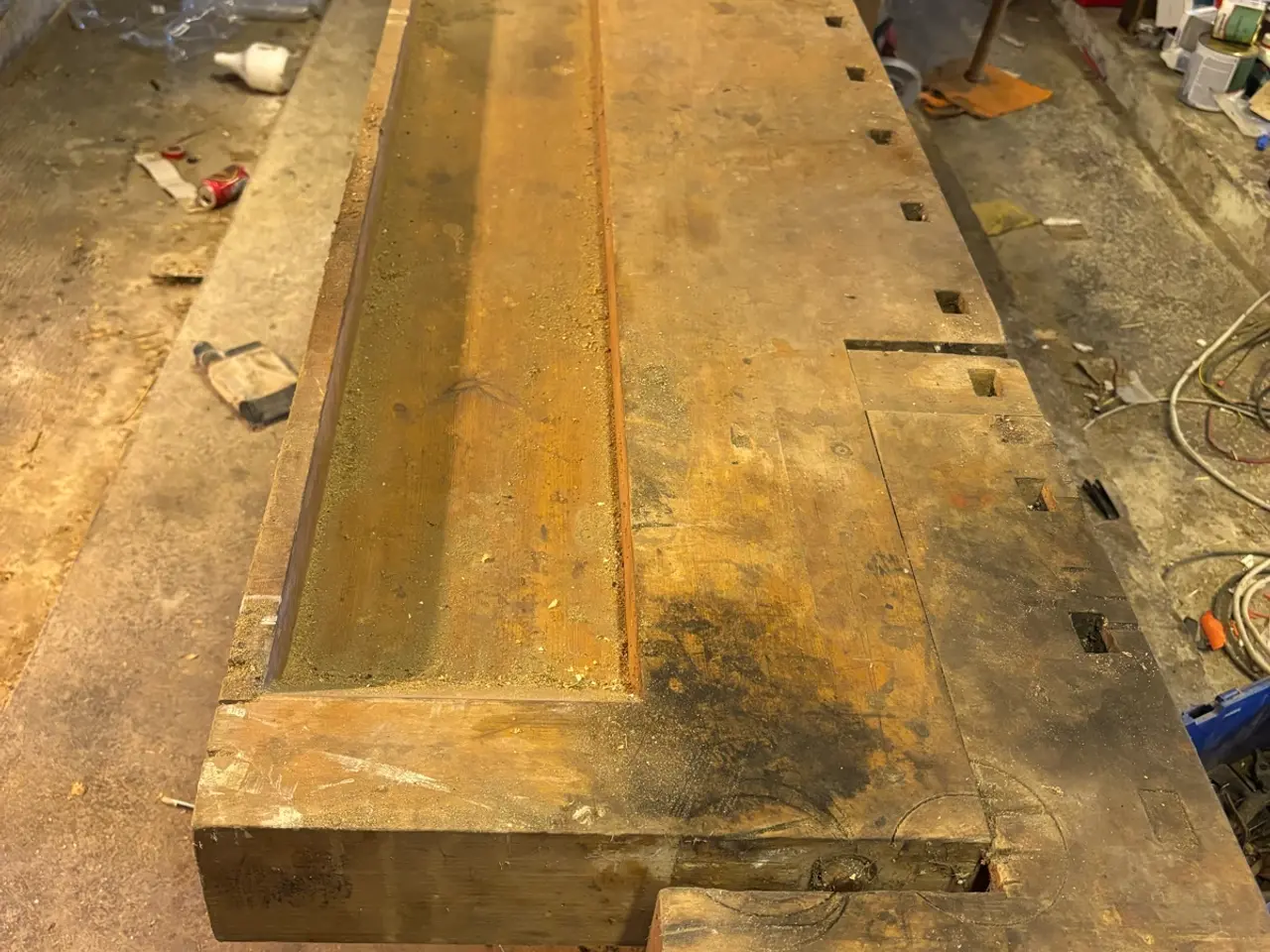 Billede 3 - Stor professionel høvlbænk 230 cm.