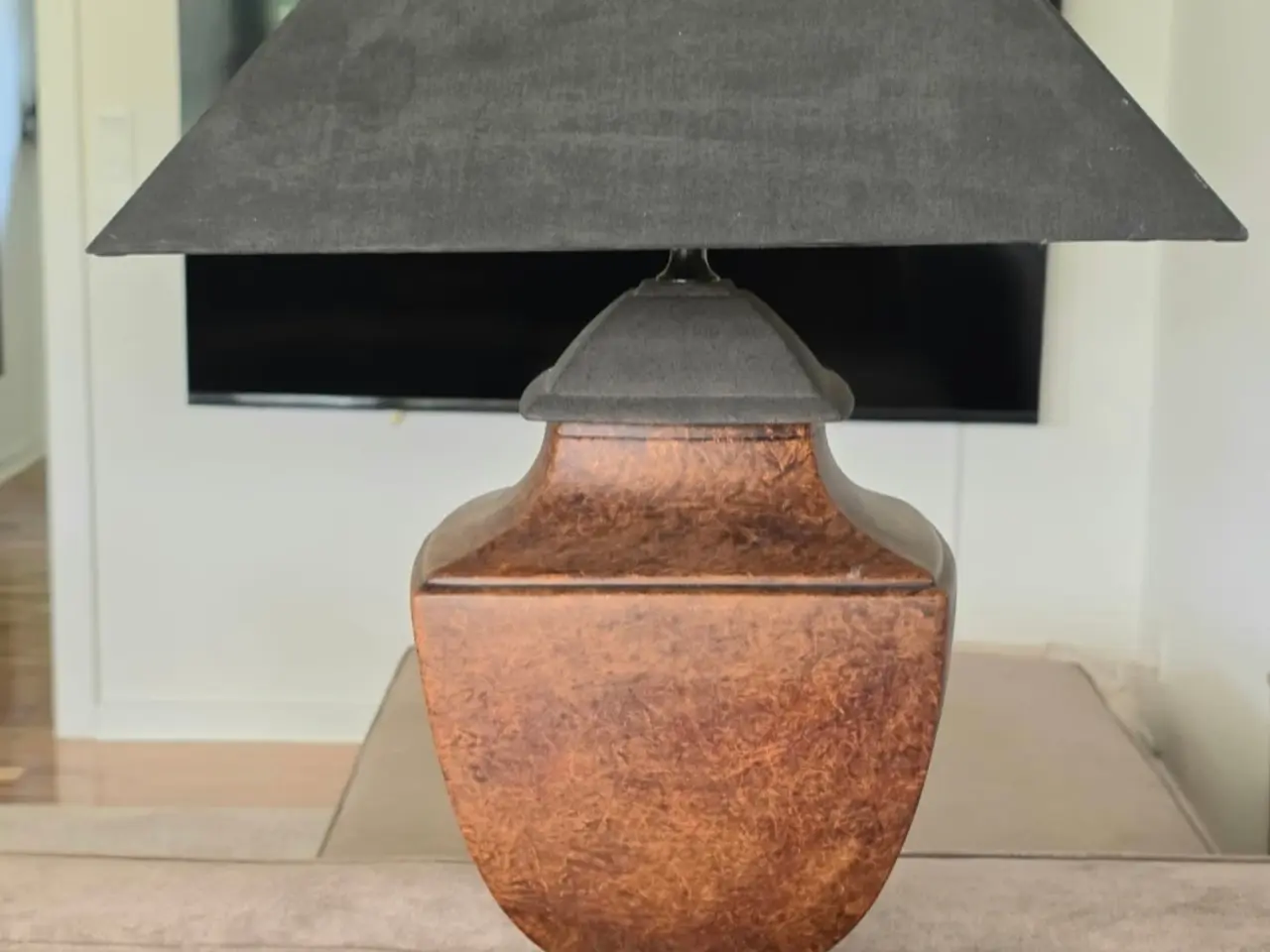 Billede 2 - Stor smuk keramik bordlampe