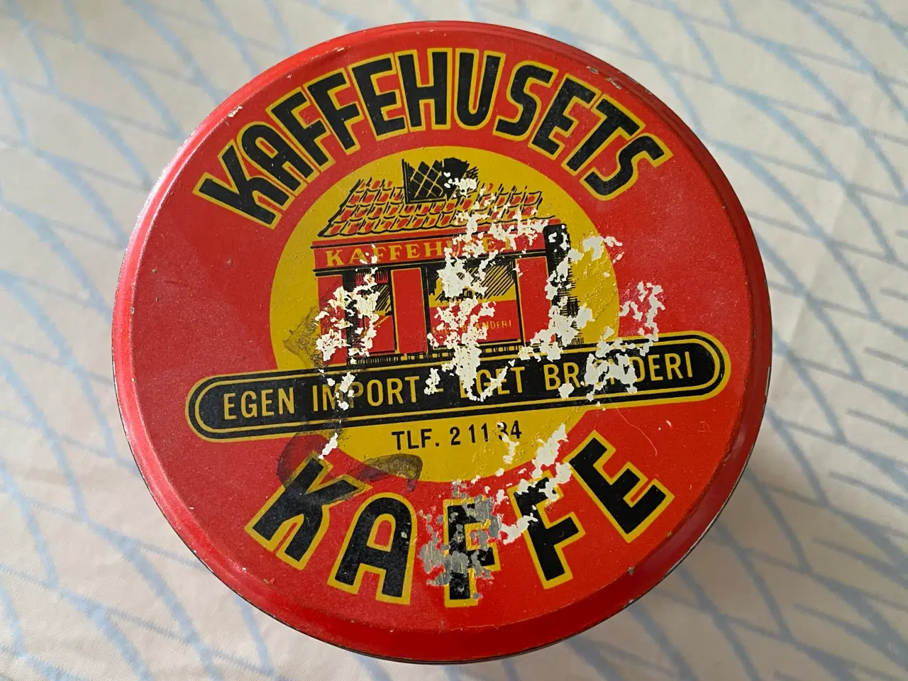 Billede 2 - Kaffehuset rød kaffedåse