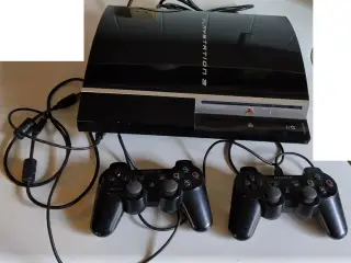 Playstation 3. Inkl lidt tilbehør