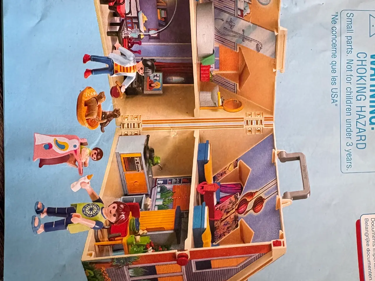 Billede 7 - PLAYMOBIL 5167 transportabelt dukkehus