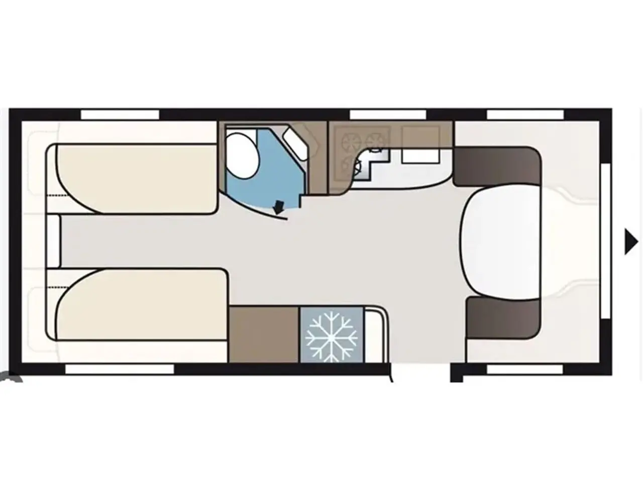 Billede 9 - 2024 - Kabe Smaragd 540 GLE KS Premium Line Kabe 540 GLE KS PREMIUM LINE model 2024 - kan ses nu hos Camping-Specialisten.dk