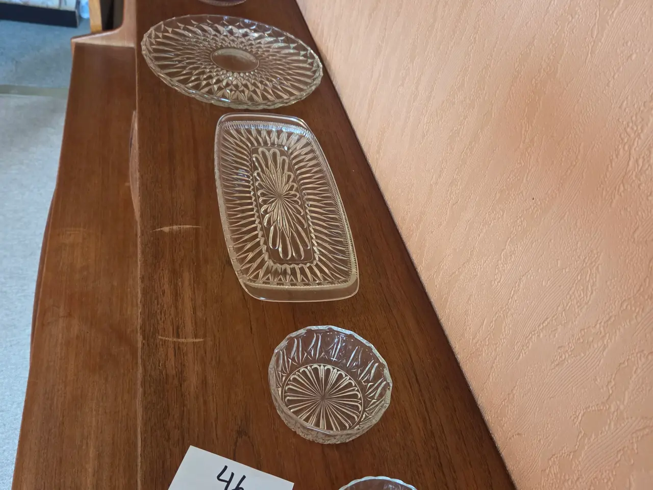 Billede 1 - 7 glasfade og glasskåle i forskellige designs