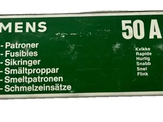 Siemens 5SB3 950‑1 Diazed 50A Quick‑Acting DIII Of