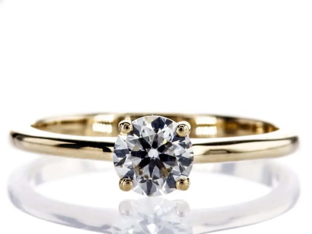 Billede 1 - Naturlig Diamantring 0.76ct