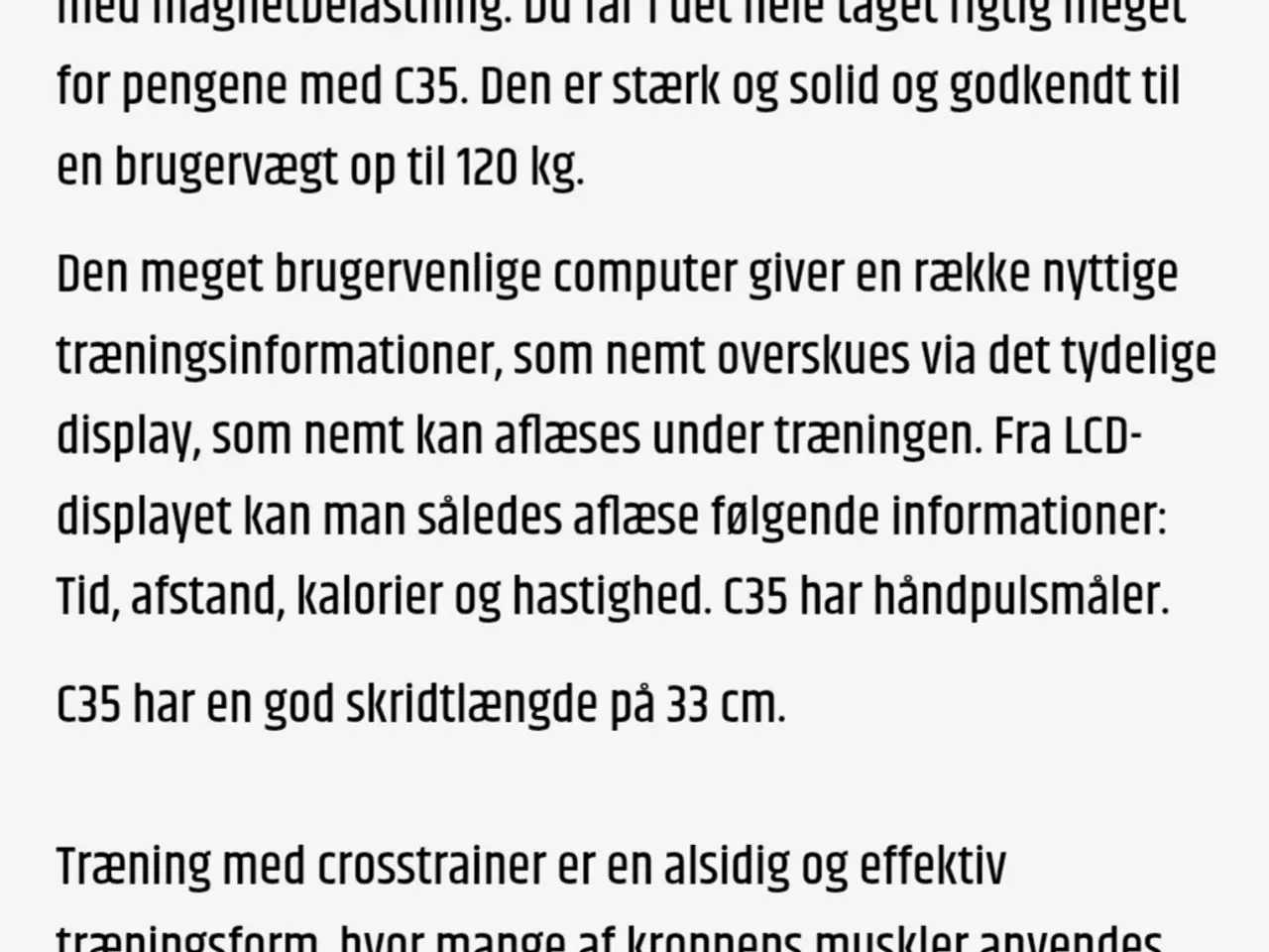 Billede 5 - Crosstrainer titan life c35