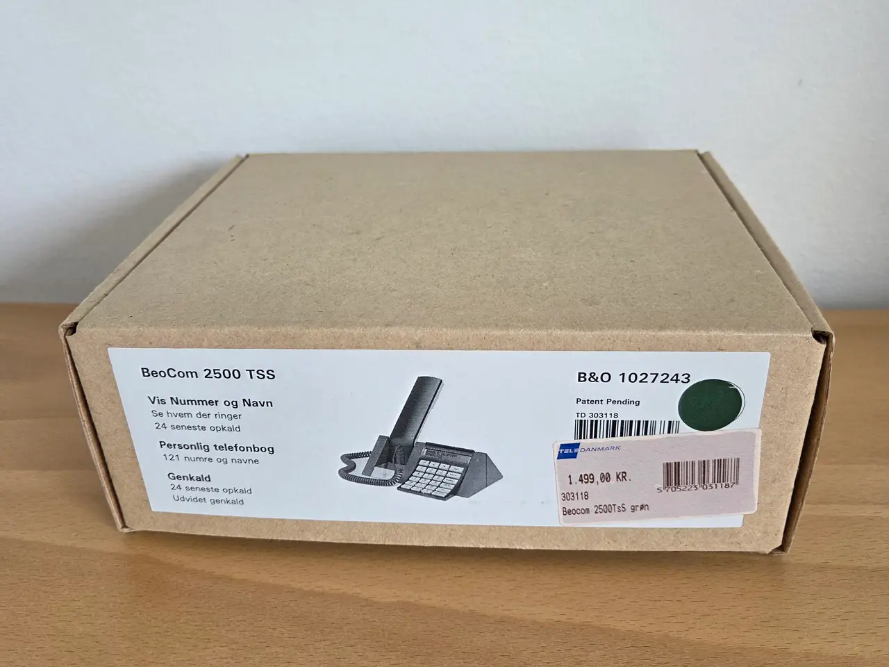 Billede 10 - B&O Bang & Olufsen BeoCom 2500 TSS fastnettelefon