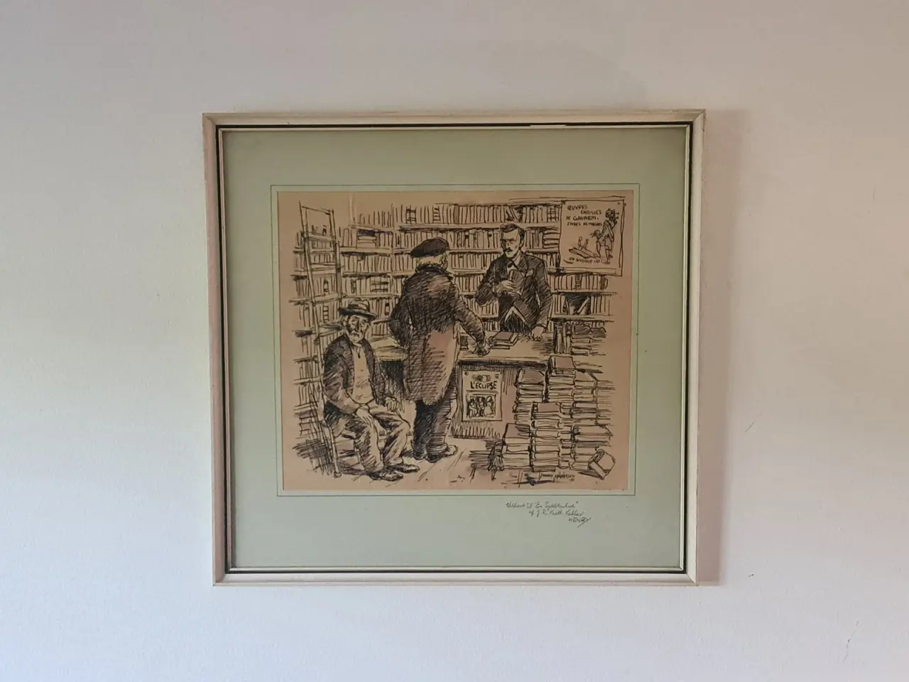 Billede 2 - Henry Lauritzen original tegning fra 1953