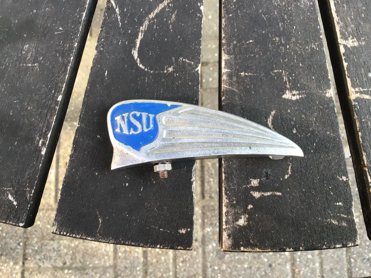 Billede 2 - Nsu knallert skilt ubrugt