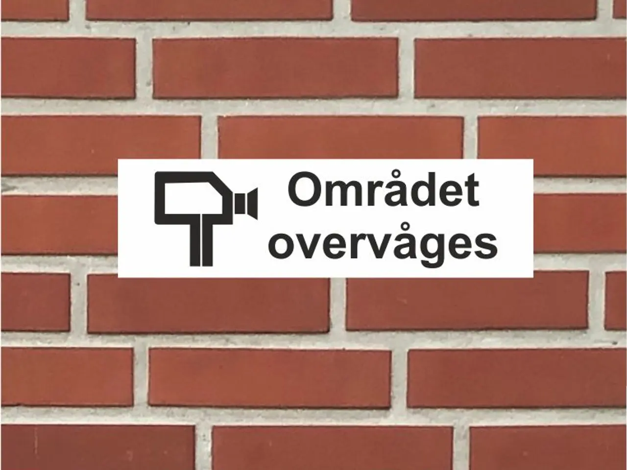 Billede 1 - Skilte 35x10 cm Overvågning, Parkering forbudt 
