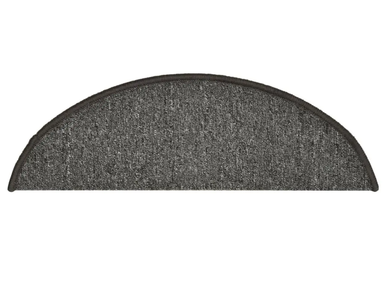 Billede 6 - Trappemåtter 15 stk. 56x17x3 cm mørkegrå halvrunde