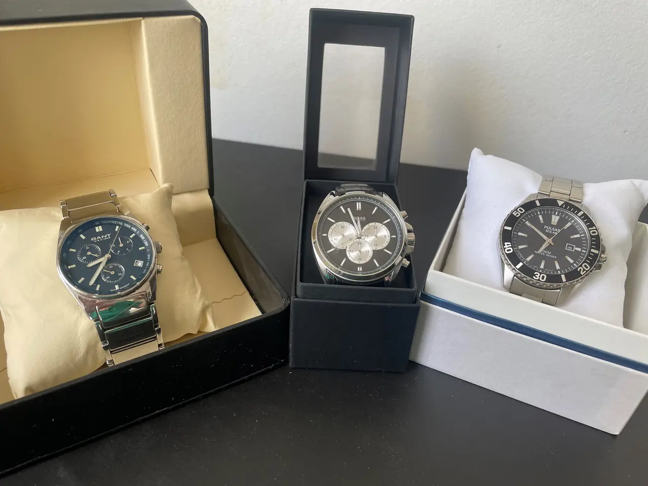Billede 1 - 3 URE GANT - HUGO BOSS - PULSAR