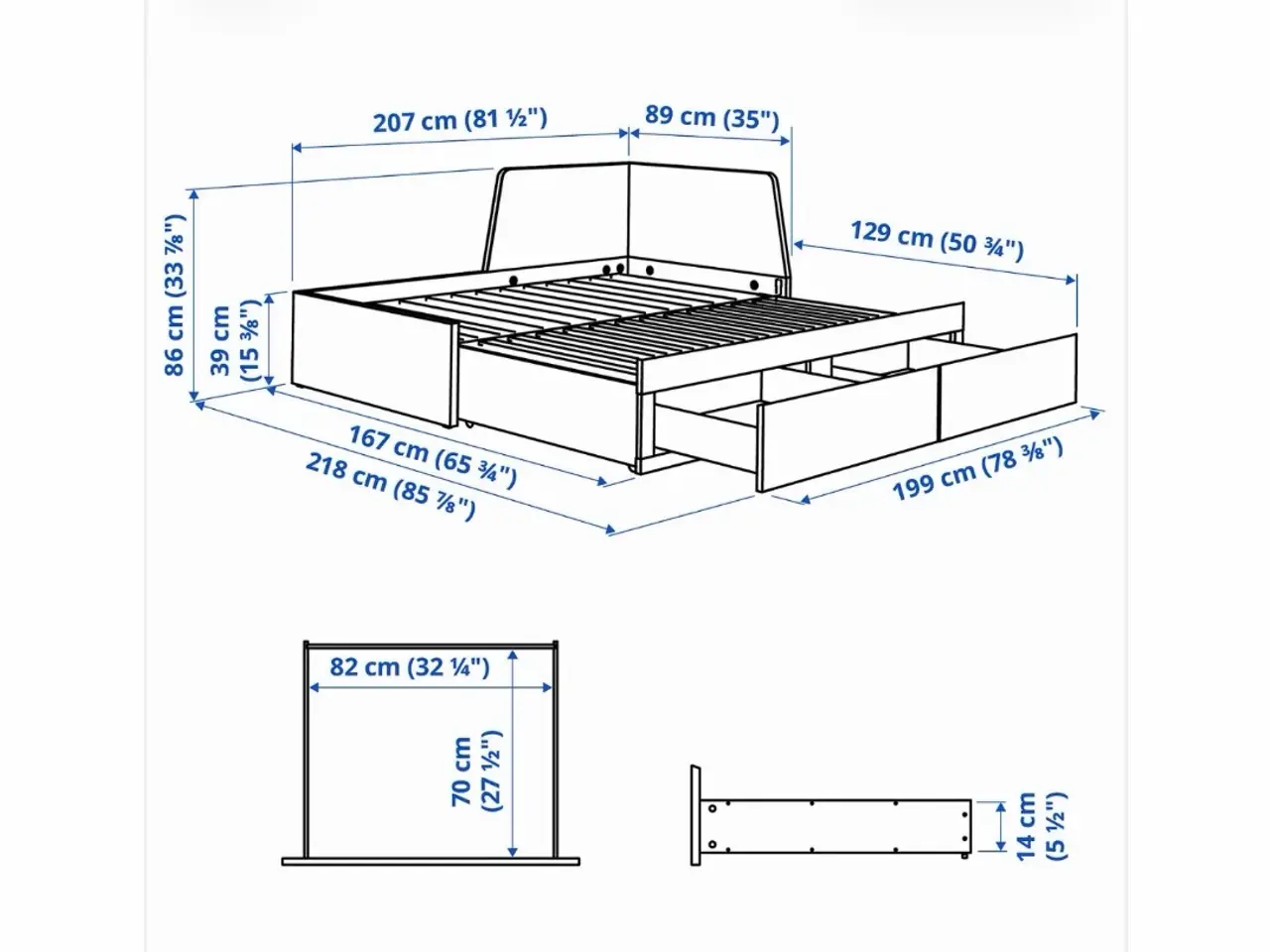 Billede 5 - Sofasofa/udtræksseng