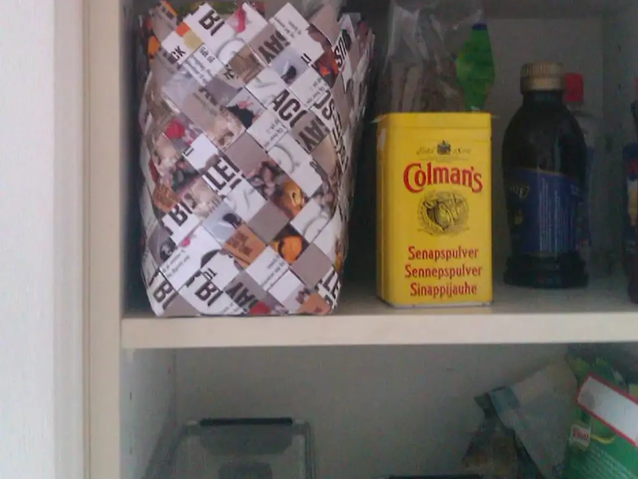 Billede 2 - Stor # KURV # Flettet # Chocolate