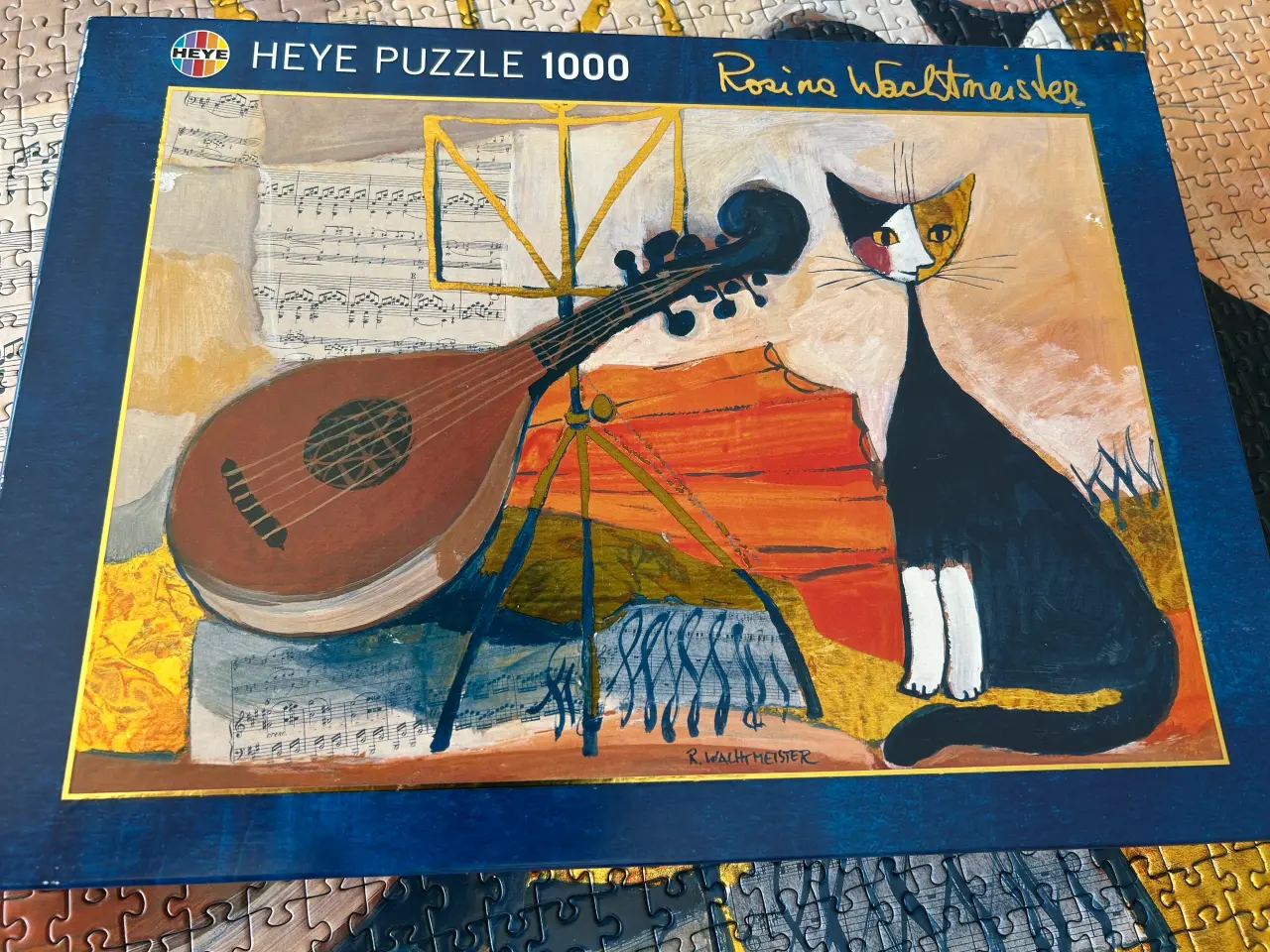Billede 1 - Kunst Puslespil Rosino Wacthmeister Mandolin
