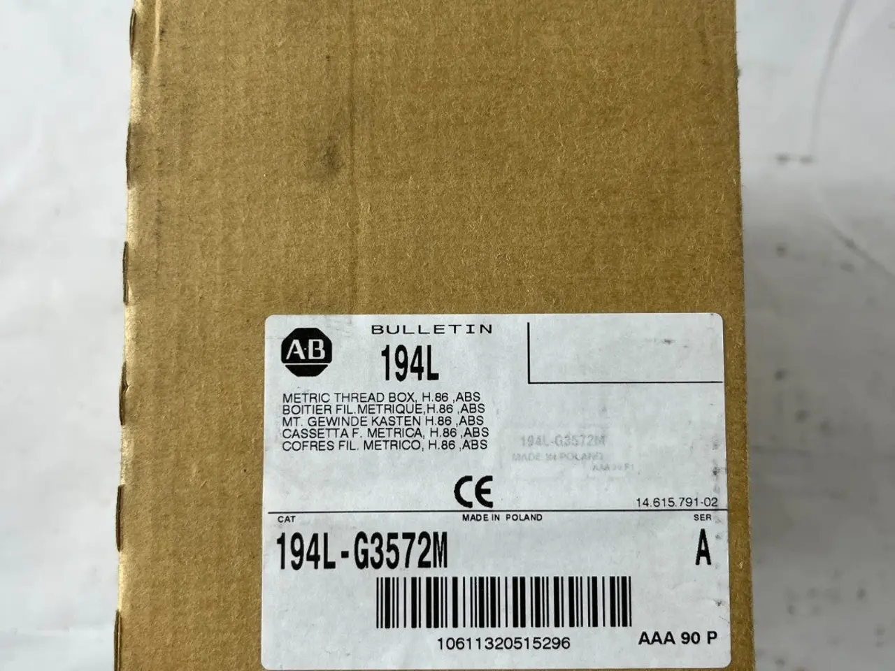 Billede 3 - Allen-Bradley 194L-G3572M ABS Metric kabinet for