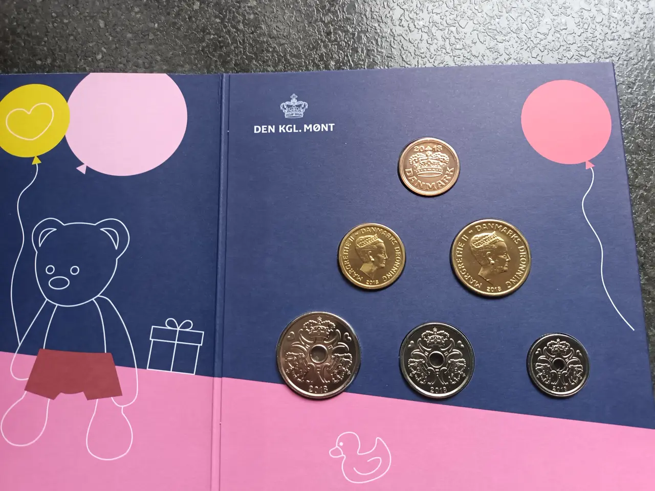 Billede 4 - Danmark Kgl børnemøntsæt 2018
