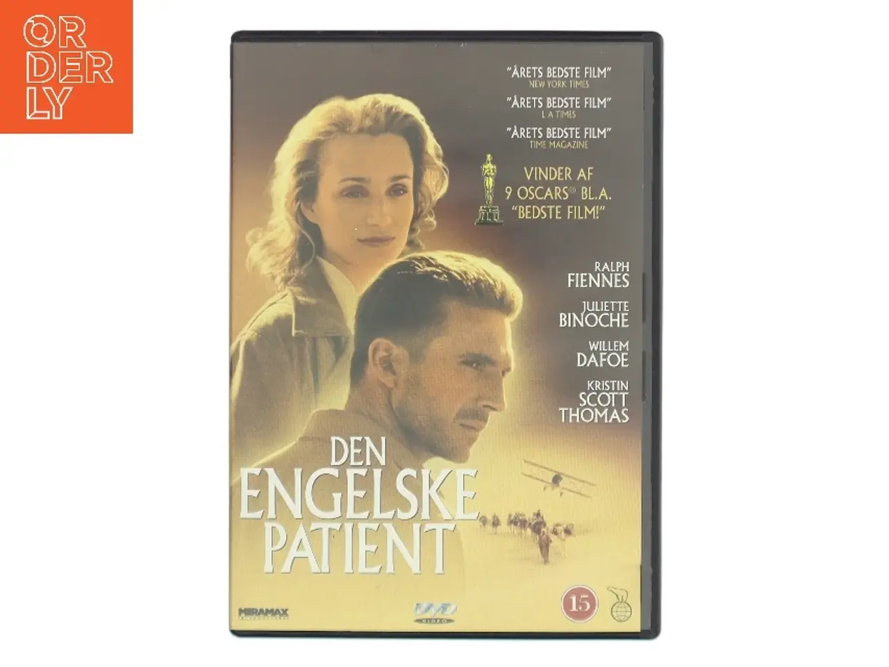Billede 1 - DEN ENGELSKE PATIENT med Ralph Fiennes (DVD)