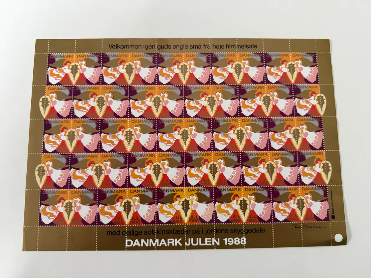 Billede 6 - Julemærkeark 1980-1989