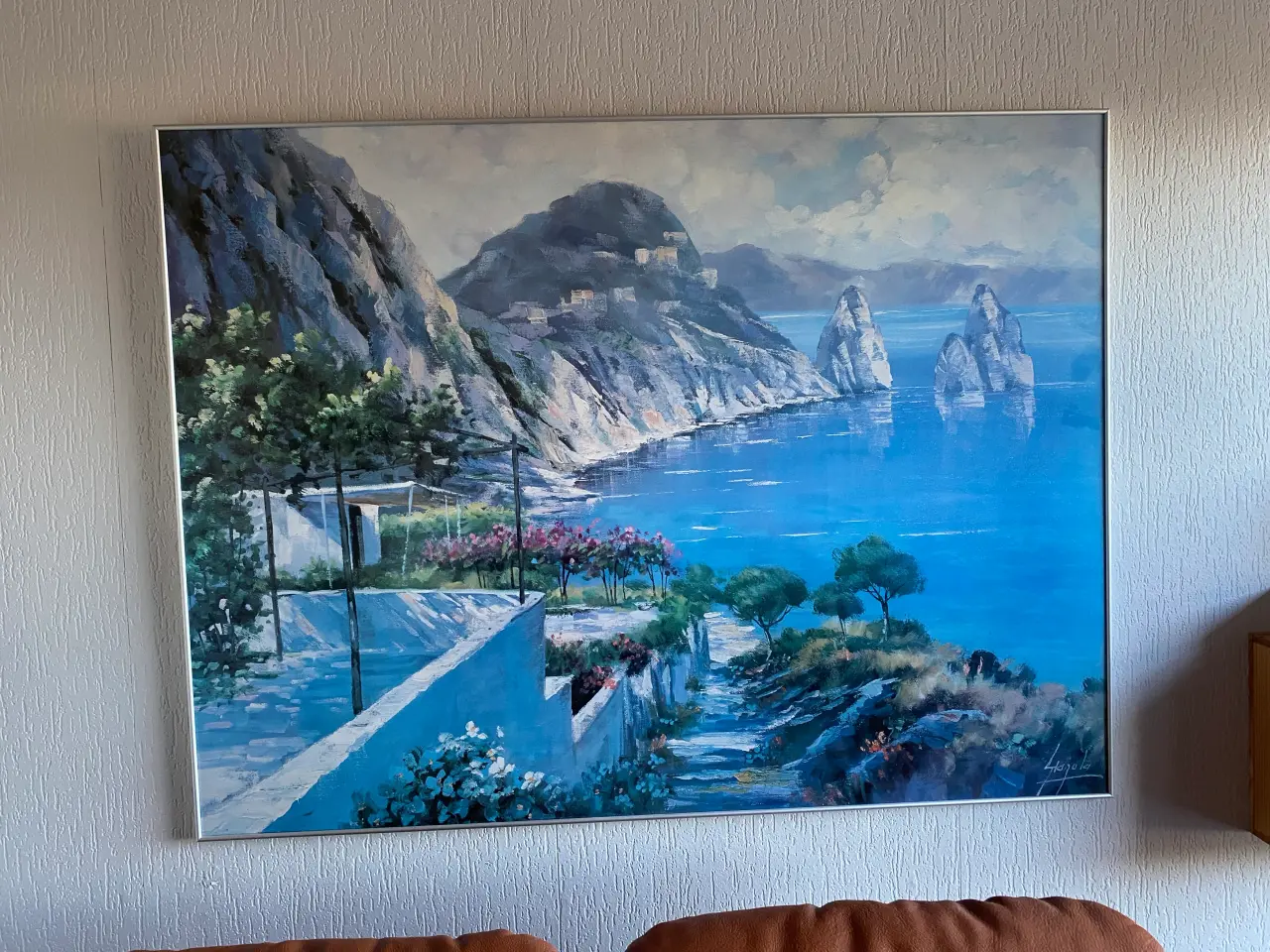 Billede 1 - Flot billede af sommerstemning ved middelhavet.
