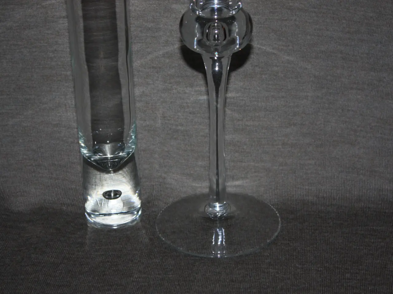 Billede 3 - Glasvase med en bobl 21 cm
