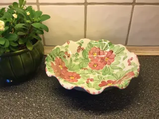 Italiensk håndmalet fad