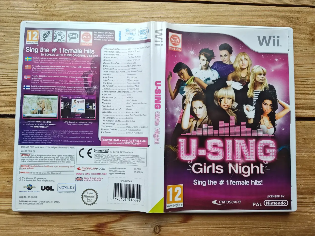 Billede 1 - U Sing Girls Night til Nintendo Wii