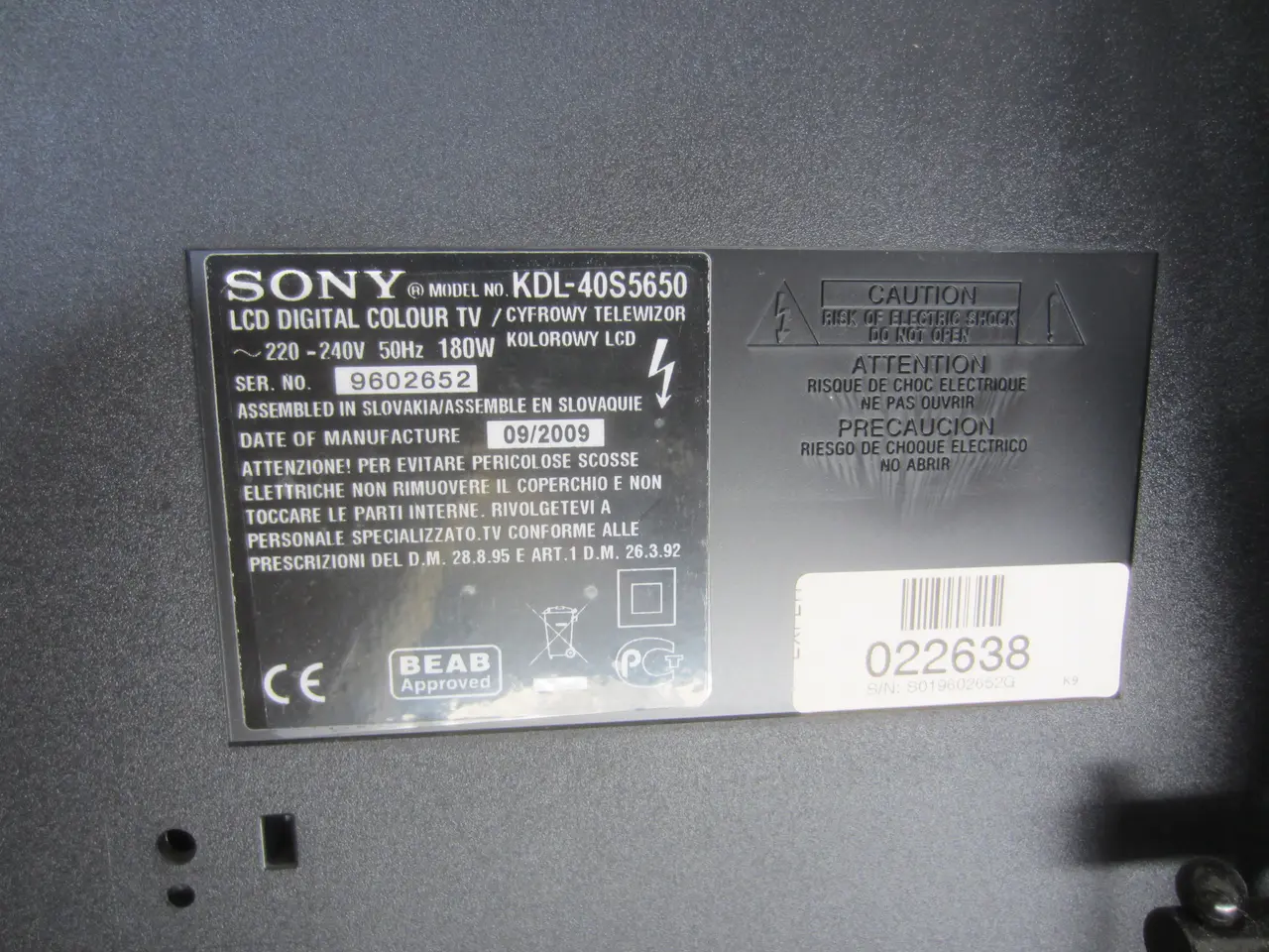Billede 2 - sony farve fjernsyn