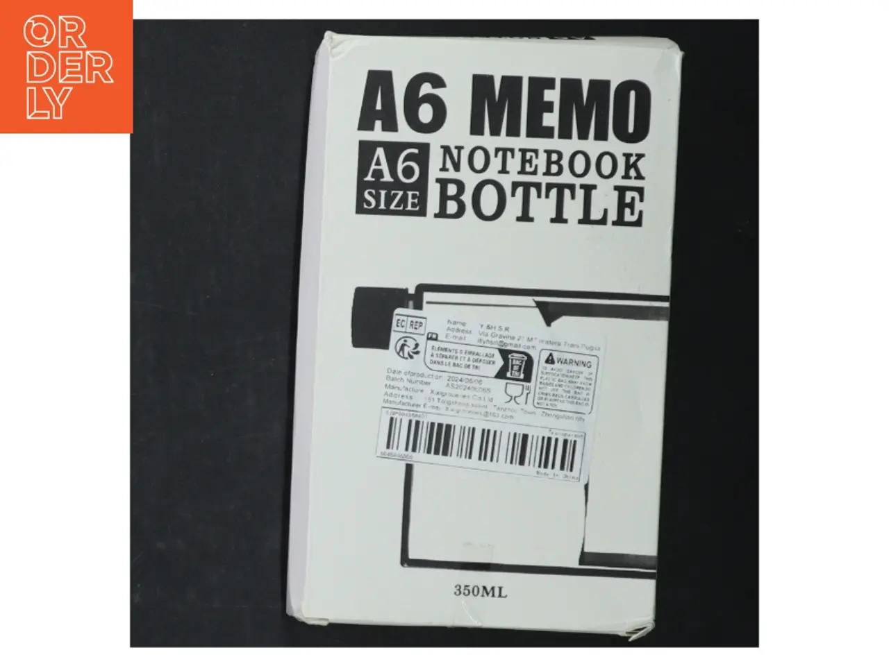 Billede 3 - A6 Memo Drikkeflaske, notebook (str. 110x32x190 cm)