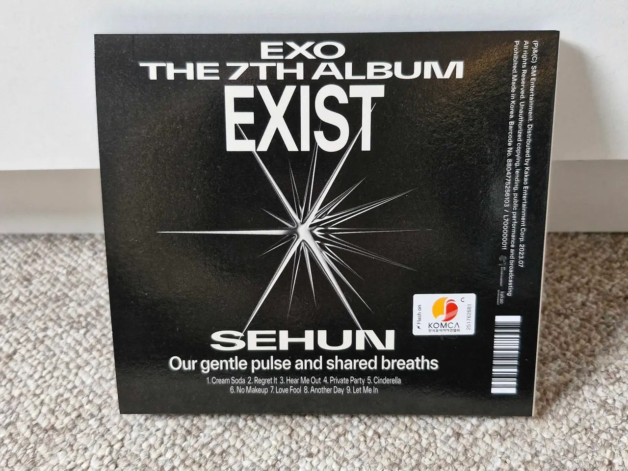 Billede 2 - EXO - EXIST (SEHUN Digipak Version), Fotokort