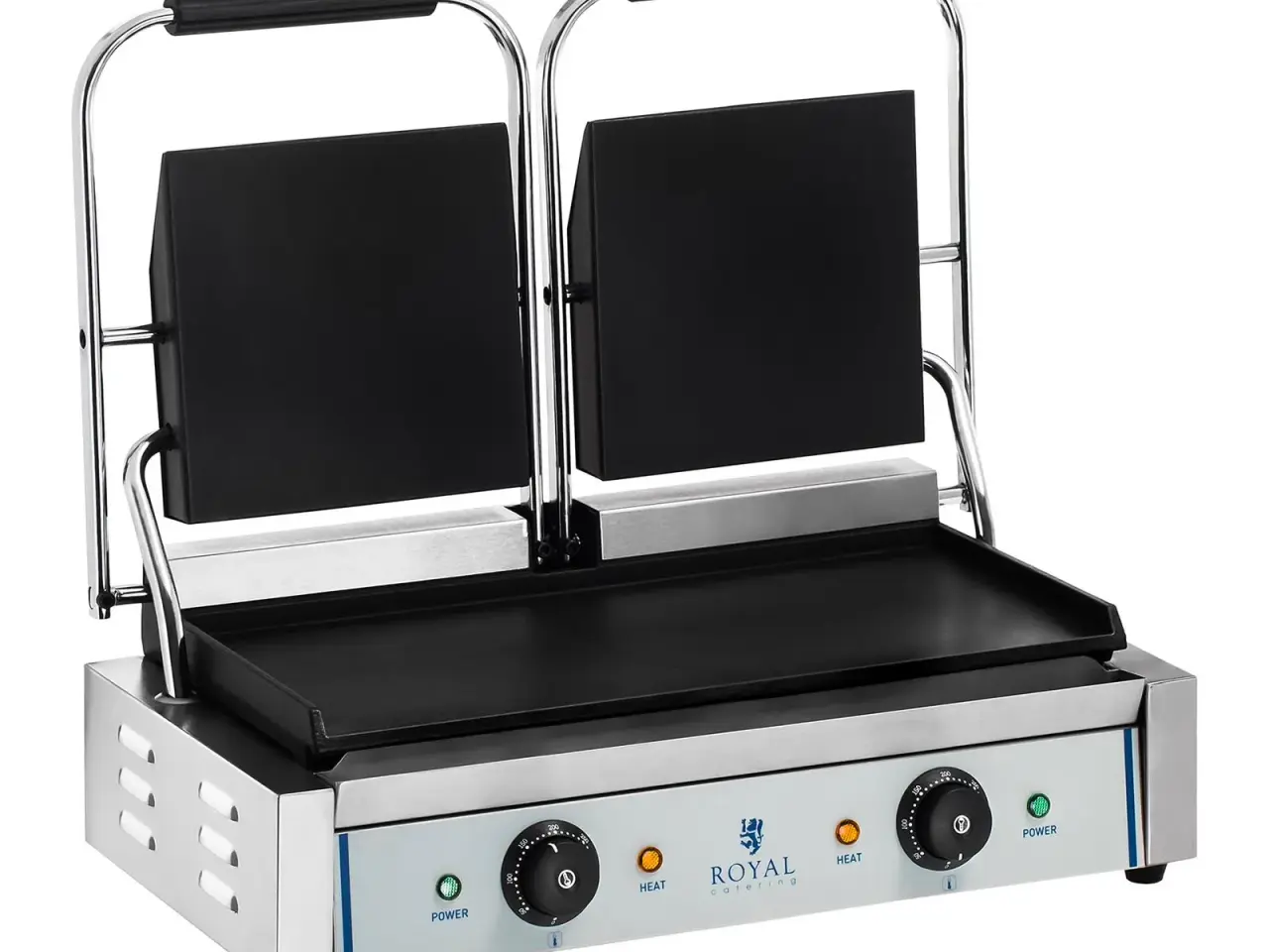 Billede 1 - Dobbelt kontaktgrill – glat – 2 x 1.800 W