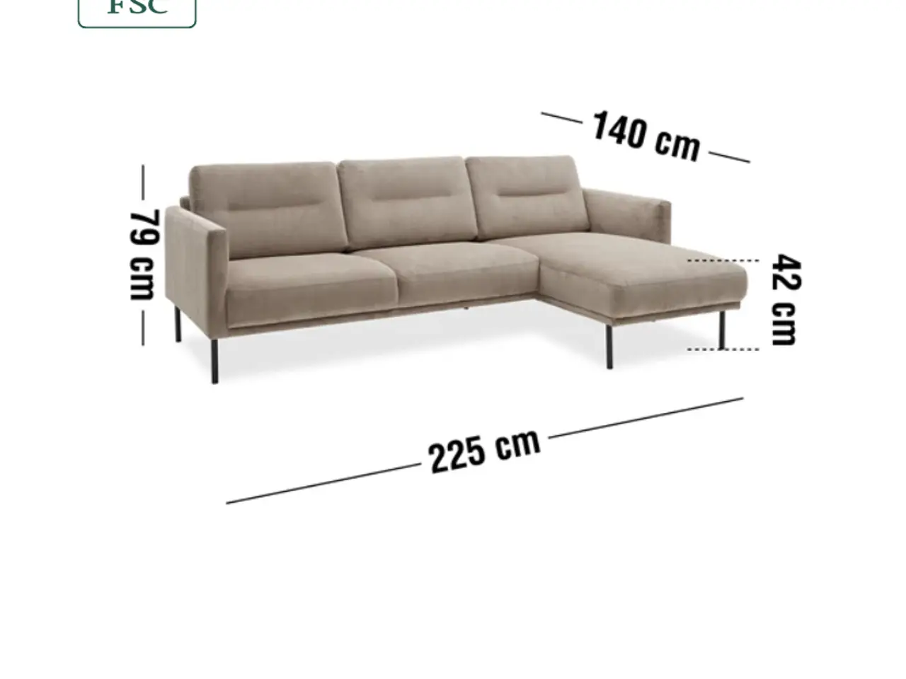 Billede 6 - SOFA MED CHAISELONG