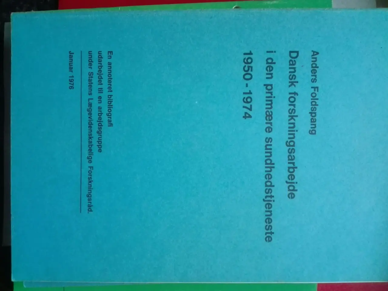 Billede 1 - Anders Foldspang, Forskning-Sundhedstj. Giv et bud