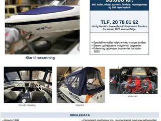 DANMARKS BILLIGSTE Larson 186 sei Bowrider