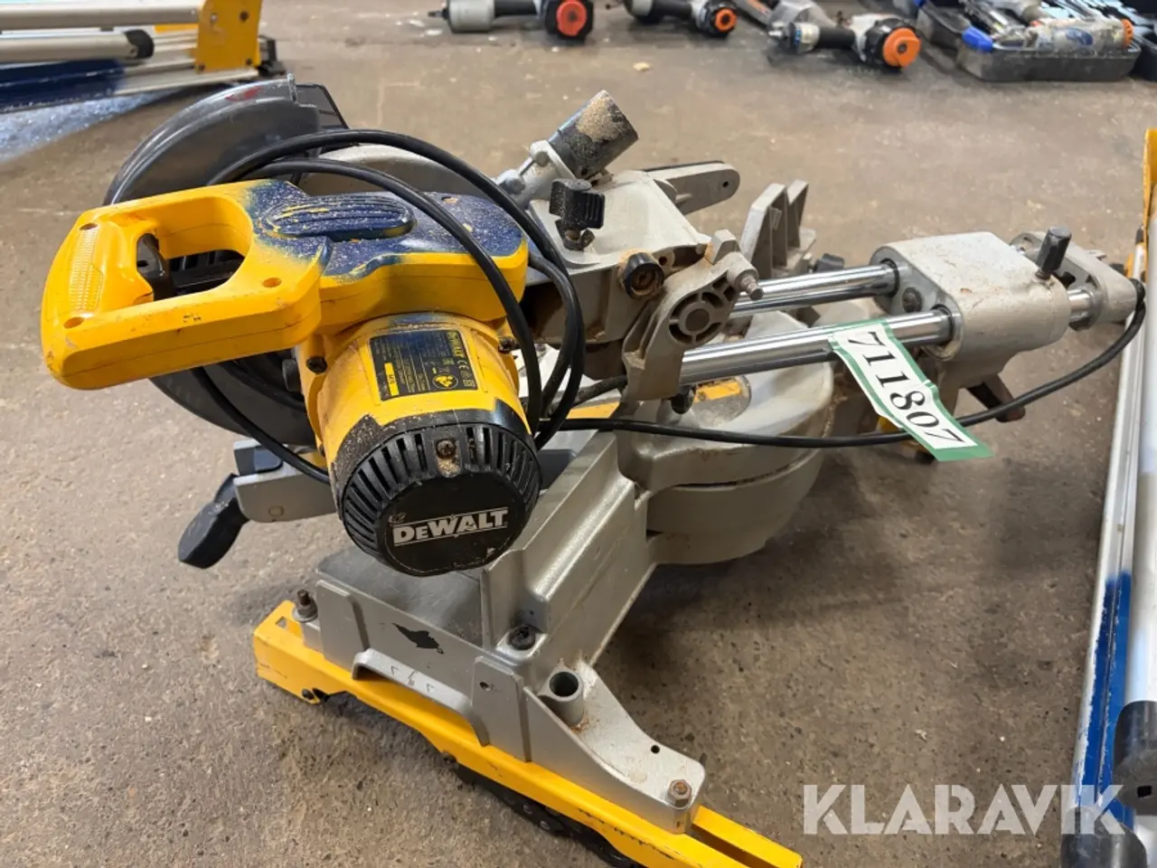 Billede 9 - Kap-/geringssav Dewalt DW712N med stativ