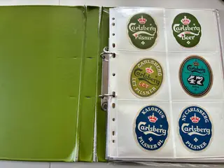 Etiketsamling fra slut 1970'erne