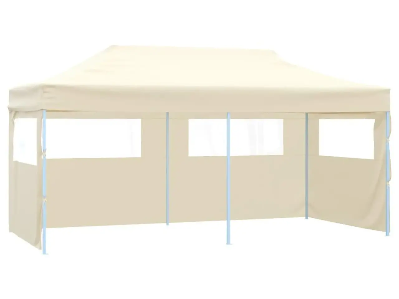 Billede 2 - Foldbart pop up-festtelt 3 × 6 m - cremefarvet pavillon