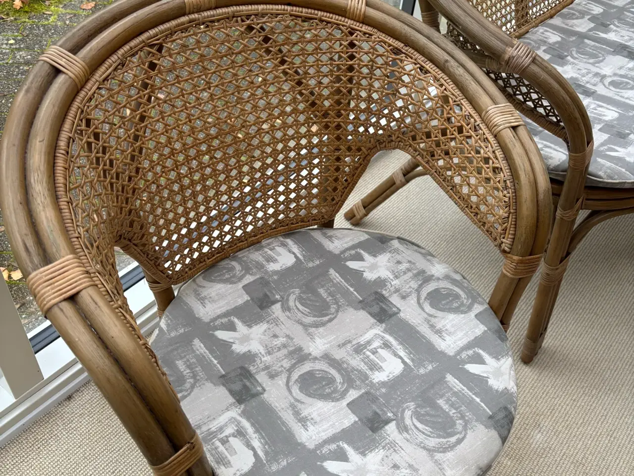 Billede 2 - Flot vintage loungesæt i bambus/rattan