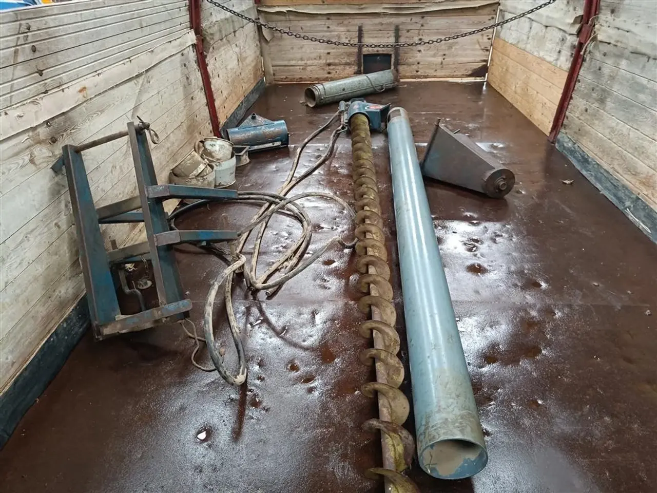 Billede 6 - - - - Lastbiltipvogn med hydraulisk Jema snegl