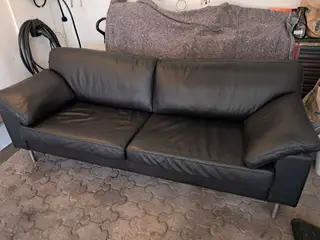 3 pers. Lædersofa